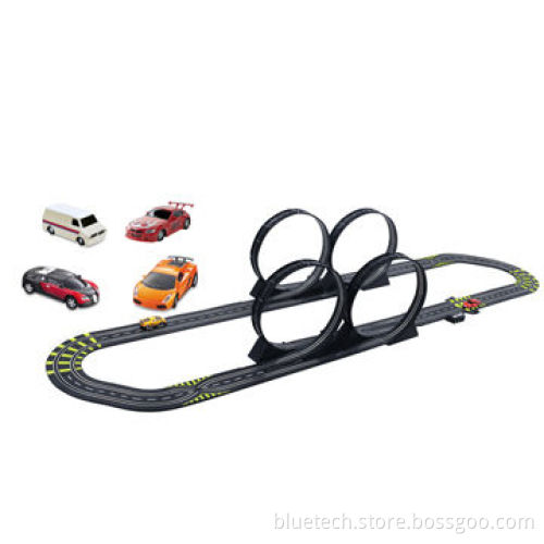 1:43 Hand-generator Slot Car Set, Safe and Environment-friendly, 740cm Track Length